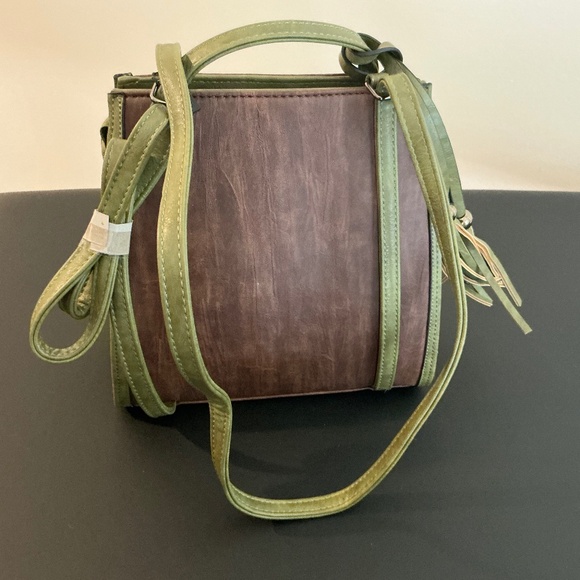 Liz Soto Convertible Backback - Green/Brown - NWT main image 5